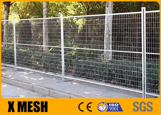Canadá Mesh Temporary Fence Powder Coated estándar los 9.5ft los x 6ft con la base