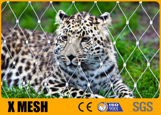 7X19 tipo alambre Mesh For Animal Enclosures Rustproof del parque zoológico de SS316L