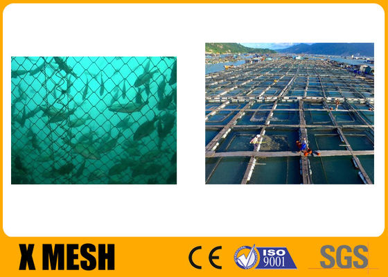 15m de largo de cobre tejido malla de alambre para la pesca y la acuicultura
