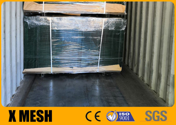 La subida anti Mesh Fence del alambre rígido 4 V emite RAL 6005 resistente a la corrosión