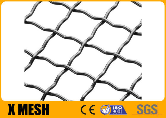 Alambre prensado de acero inoxidable tejido 3M Mesh Panels ASTM A853 de la longitud