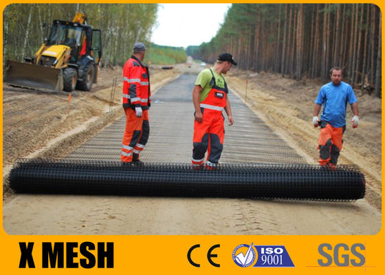los 4x10m Mesh Netting Roll plástico negro ASTM D7737 para el proyecto municipal