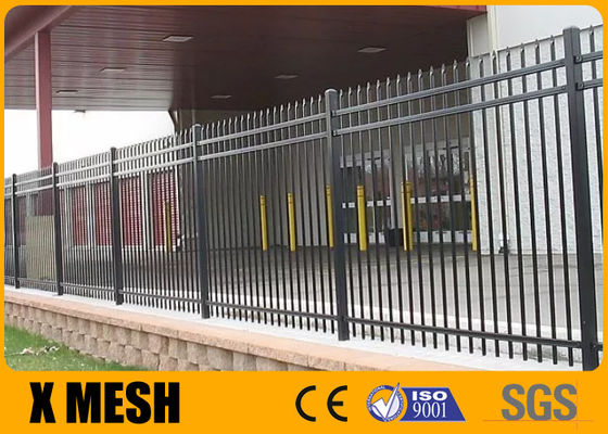 Protección decorativa de Anti Rust Border de la cerca del hierro labrado del estándar de Astm F2589