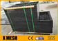 el PVC anti de Mesh Fence de la subida de la anchura de 3M del alambre de 4m m cubrió RAL 9005